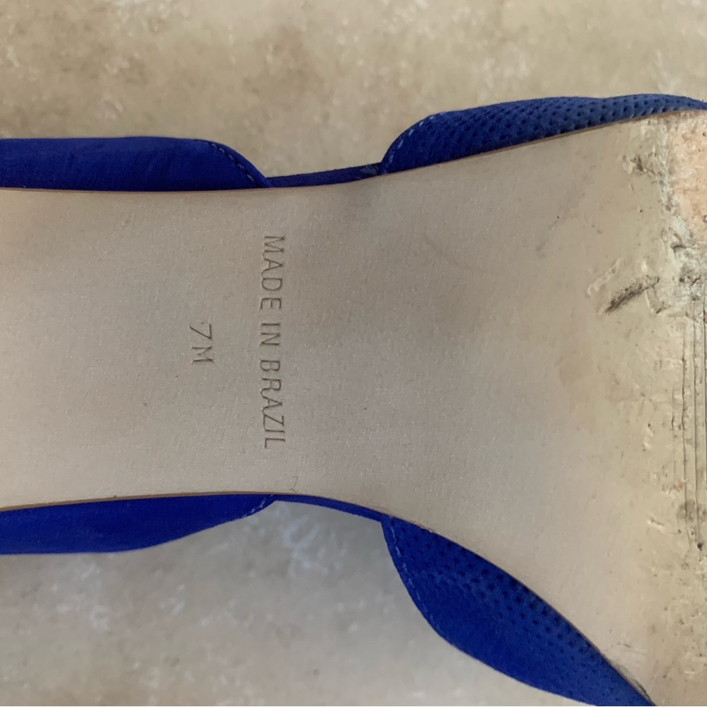 Steve Madden Royal Blue Heels | Size 7 | Wedding / Prom / Something Blue - Picture 5 of 5